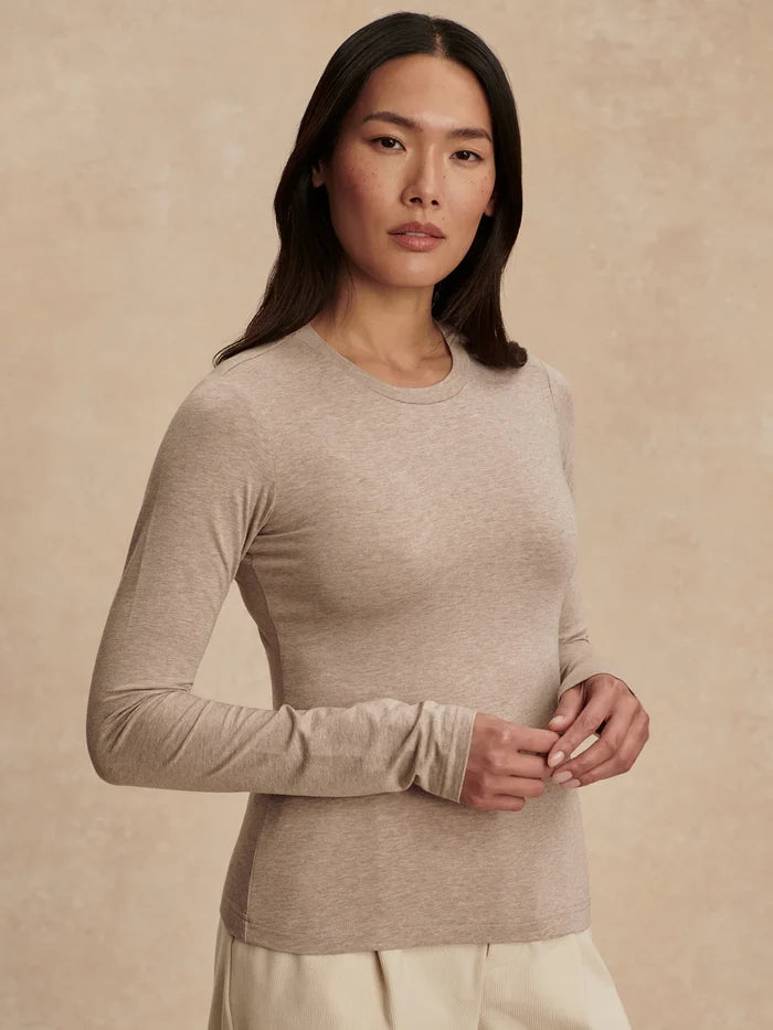 Edna Long Sleeve Fitted Womens Top VAR03034