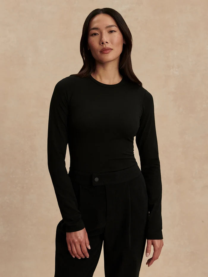 Edna Long Sleeve Fitted Womens Top VAR03034