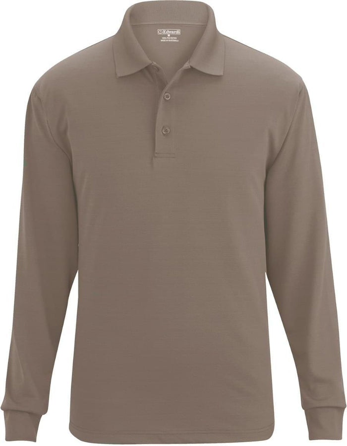 Edwards Unisex Snag Proof Long Sleeve Polo