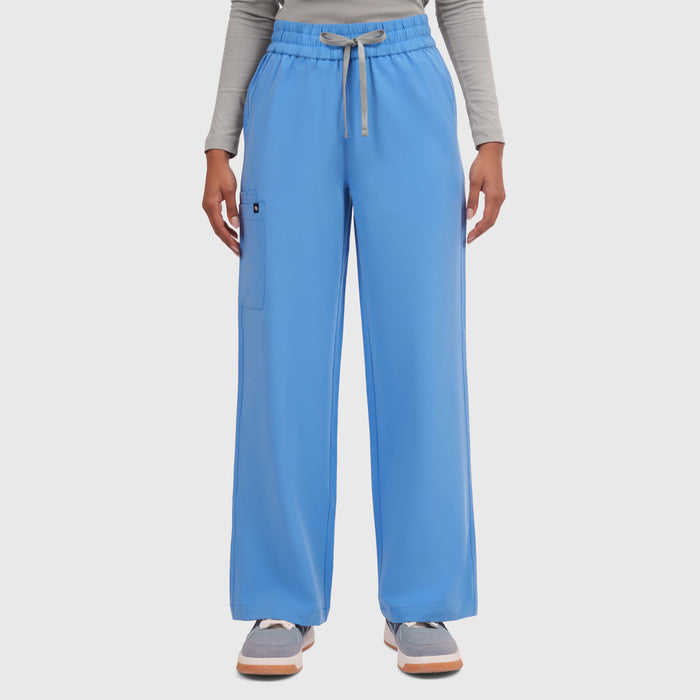 Elan High Waisted Wide-Leg Scrub Pant