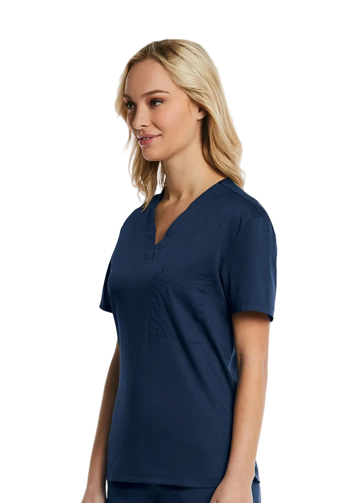 Elements® Unisex 1-Pocket V-Neck Scrub Top