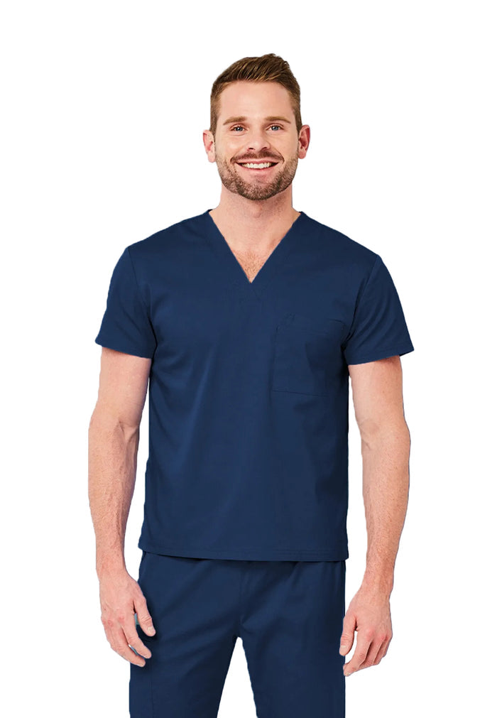 Elements® Unisex 1-Pocket V-Neck Scrub Top