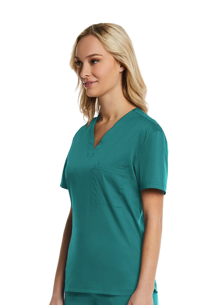 Elements® Unisex 1-Pocket V-Neck Scrub Top