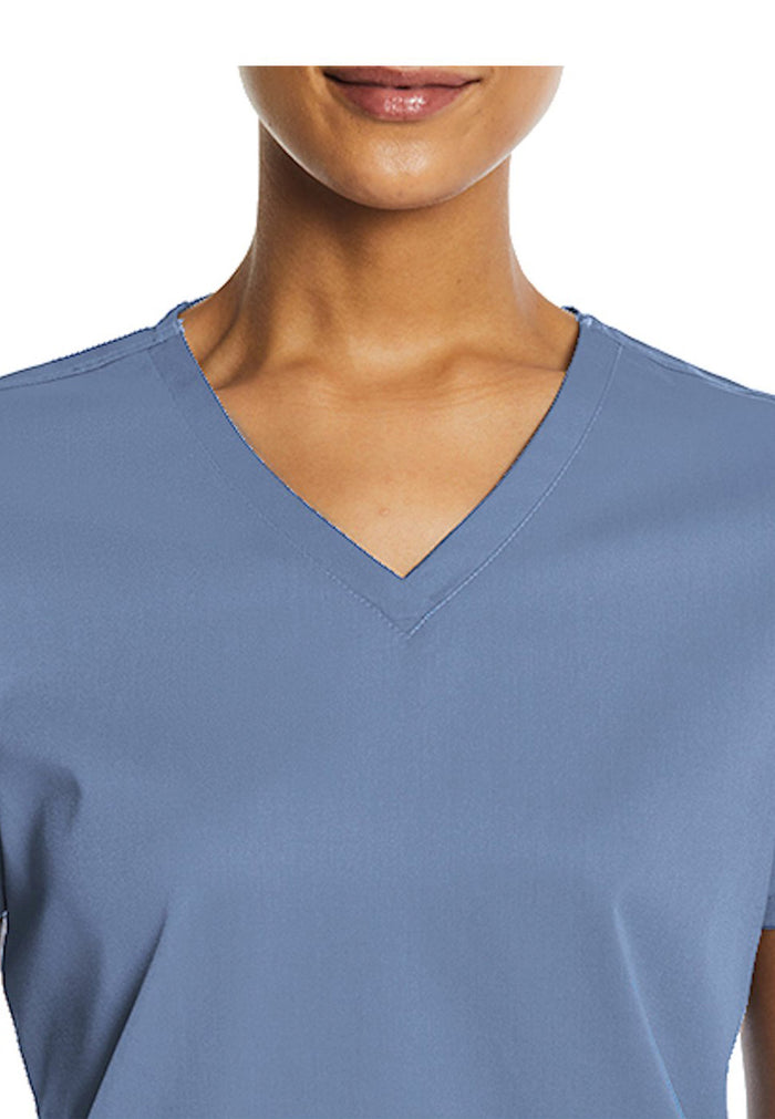 Elements® Women's Basic 2-Pocket V-Neck Scrub Top