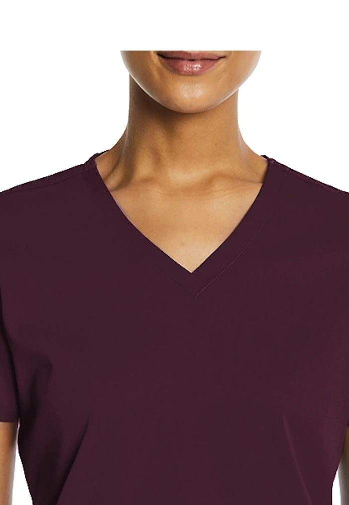 Elements® Women's Basic 2-Pocket V-Neck Scrub Top