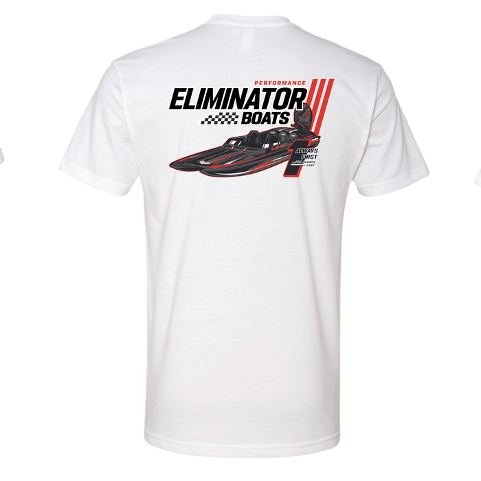 Eliminator Boats Always First Men's T-Shirt - White