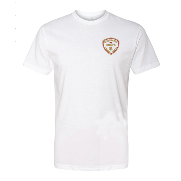 Eliminator Boats Core Crest Men's T-Shirt - White
