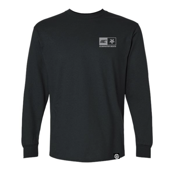 Eliminator Boats Emerge Men's Long Sleeve T-Shirt- Black