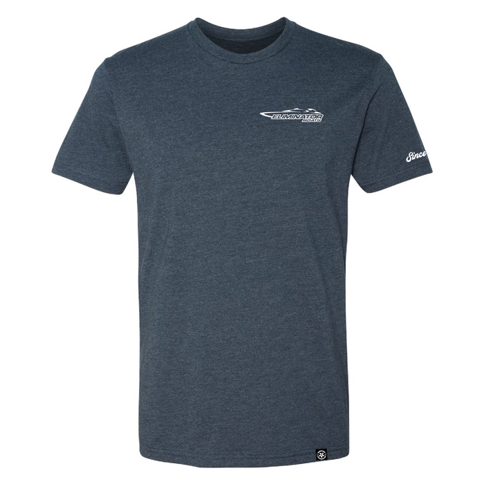 Eliminator Boats Legacy Men's T-Shirt - Navy/White