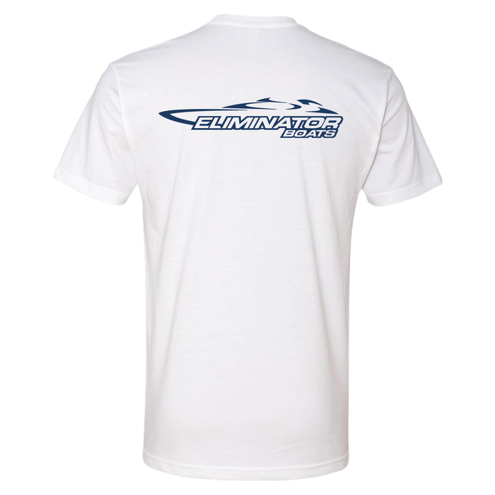 Eliminator Boats Legacy Men's T-Shirt - White/Navy