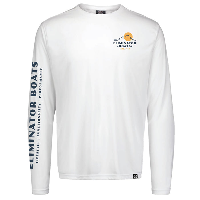 Eliminator Boats Nautical UPF 50+ Long Sleeve – Sun Protection Performance Wear