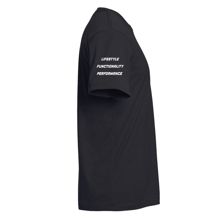 Eliminator Boats Performance Men's T-Shirt - Black/Aqua