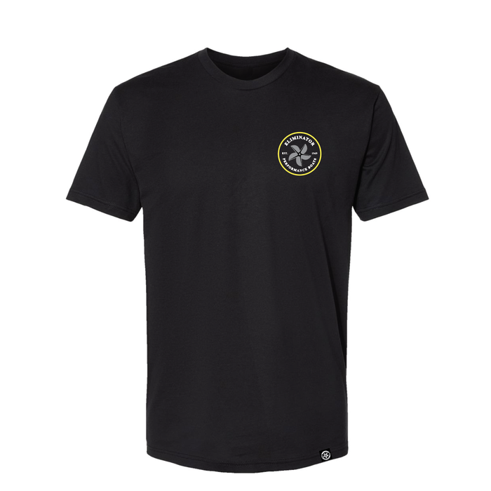 Eliminator Boats Prop Men's T-Shirt - Black/Yellow