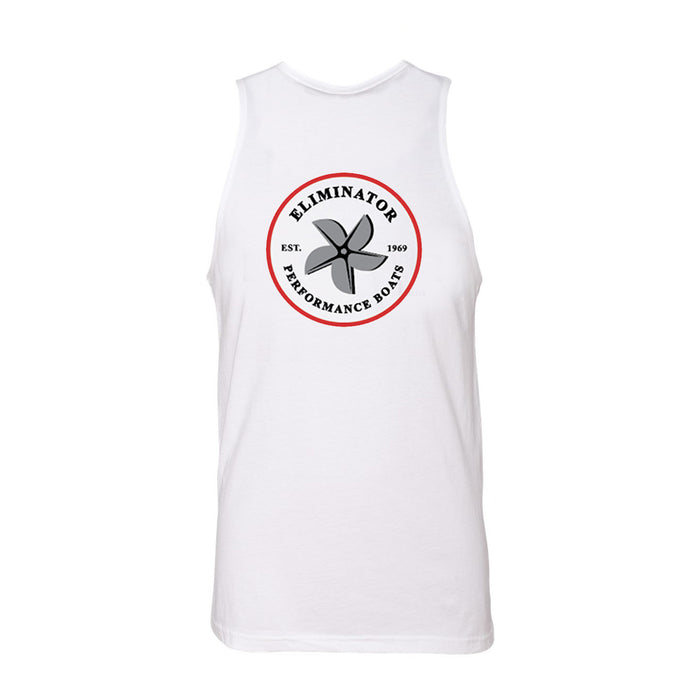 Eliminator Boats Prop Men's Tank - White/Red