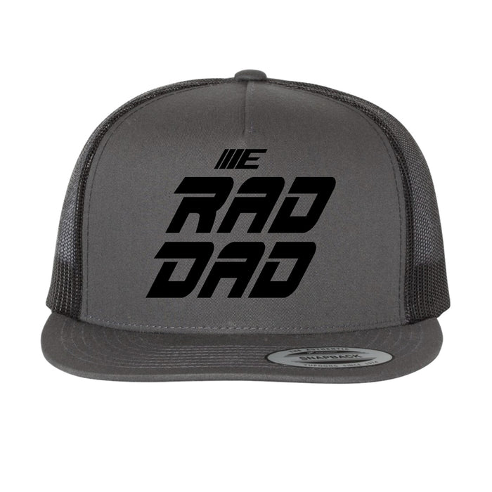Eliminator Boats RAD DAD Flat Bill Mesh Snapback Hat - Black/Charcoal