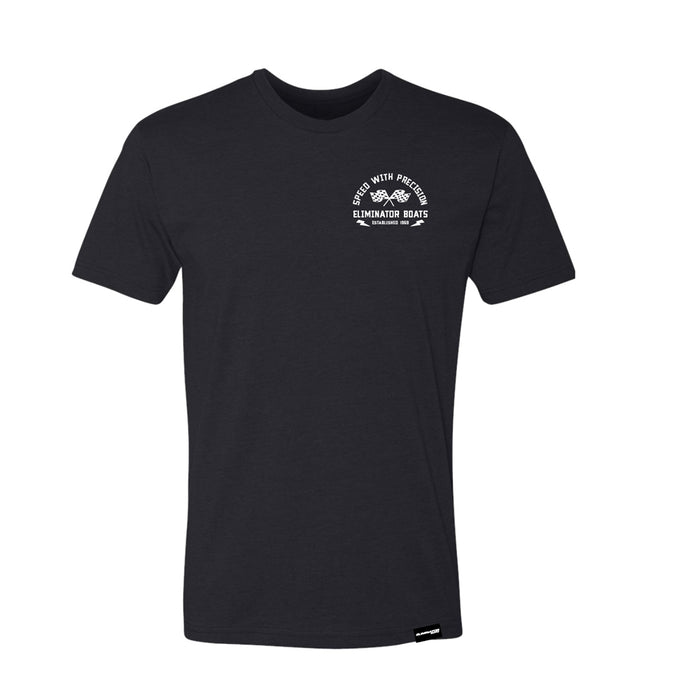 Eliminator Boats Speed & Precision Men's T-Shirt – Black