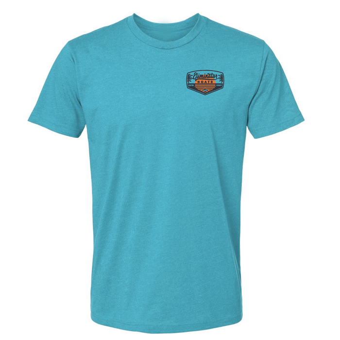 Eliminator Boats Summer Aloe Men's T-Shirt - Bondi Blue