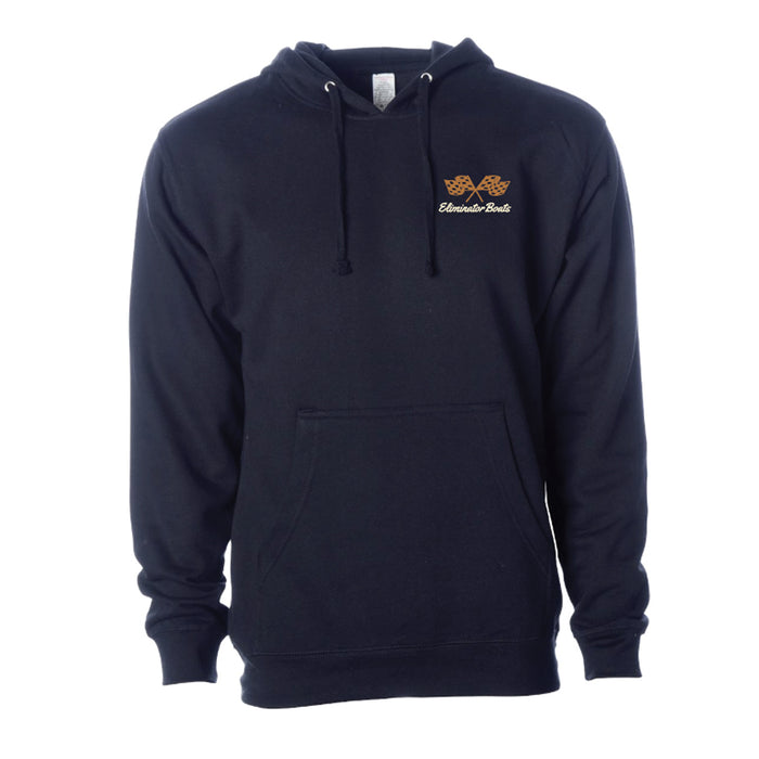 Eliminator Checkered Flag Hoodie- Navy