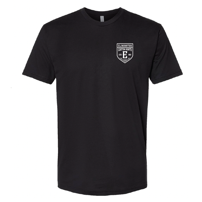 Eliminator Custom Boats Men's T-Shirt - Black/White