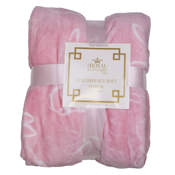 Ellie Bunny Throw   Pink   50x60