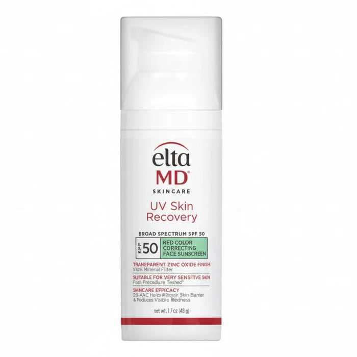 EltaMD UV Skin Recovery Red Color Correcting Face Sunscreen SPF 50 bottle