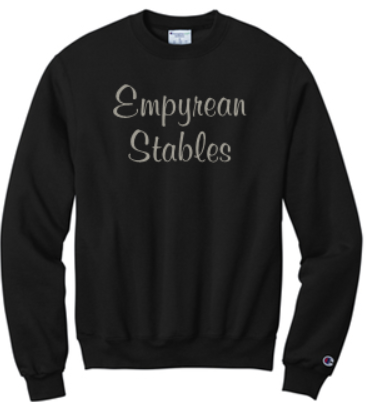 EMPYREAN STABLES CHAMPION POWERBLEND CREWNECK SWEATSHIRT