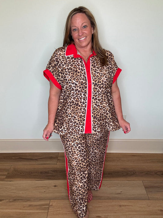 Entro Leopard Matching Set