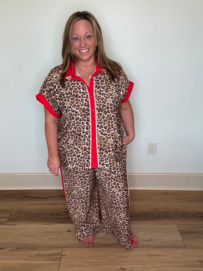 Entro Leopard Matching Set