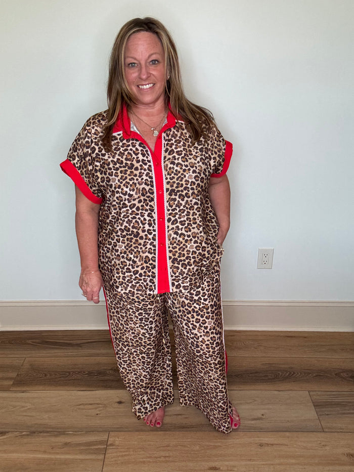Entro Leopard Matching Set
