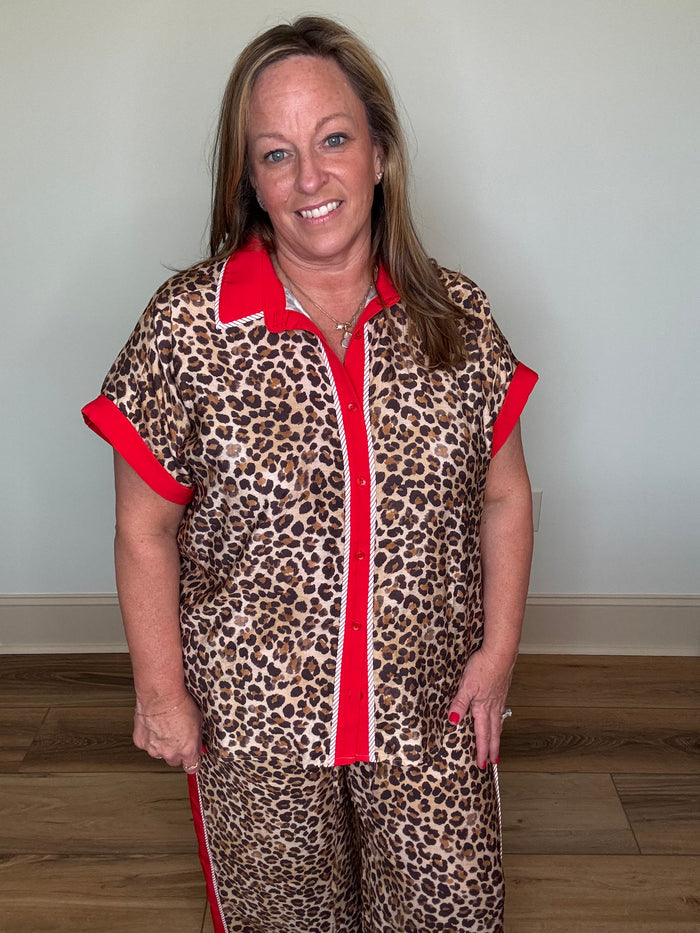 Entro Leopard Matching Set