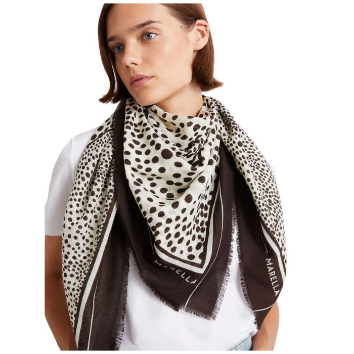 Erba Animal Print Wool Shawl 2613541066200