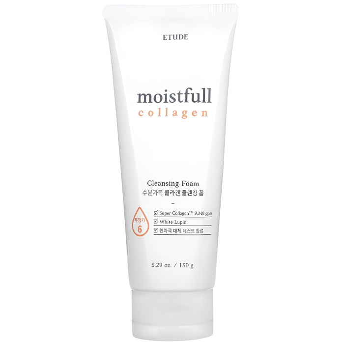 ETUDE Moistfull Collagen Cleansing Foam غسول رغوي بالكولاجين من ايتود هاوس