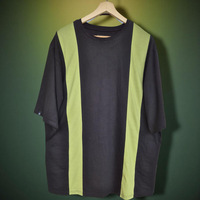 Exclusive Black & Green Stripe Cotton Co-ord Set