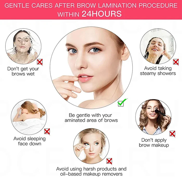 Eyebrow Lamination Solution Kit - Professional Brow Lift & Perm Set - SD Cosmetics Care