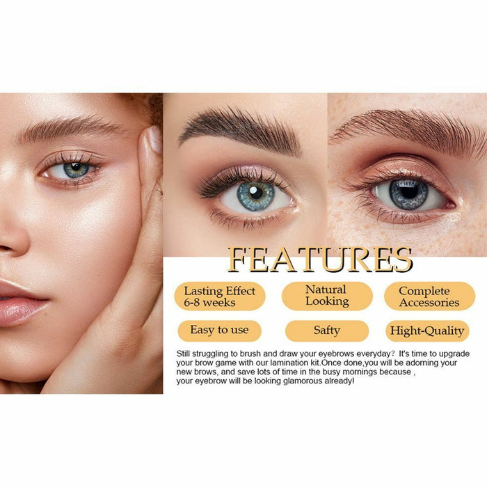 Eyebrow Lamination Solution Kit - Professional Brow Lift & Perm Set - SD Cosmetics Care