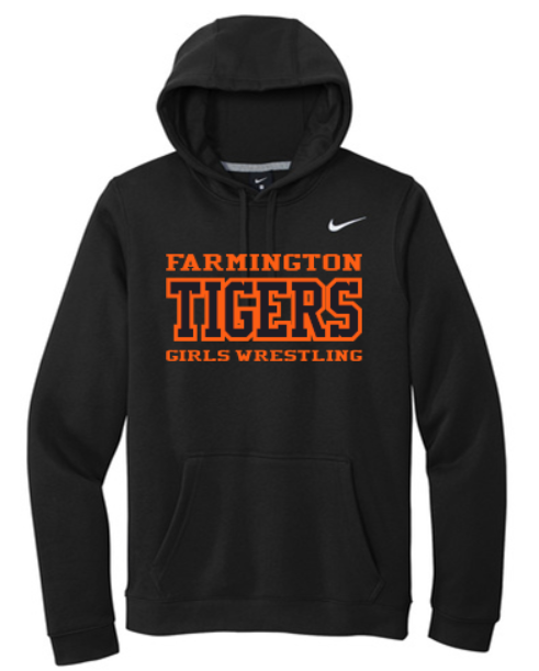 FARMINGTON GIRLS WRESTLING NIKE CLUB HOODIE