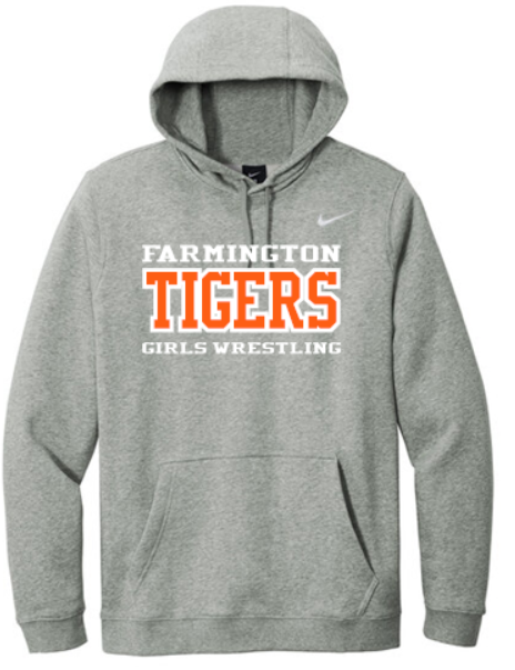 FARMINGTON GIRLS WRESTLING NIKE CLUB HOODIE