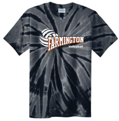 FARMINGTON VOLLEYBALL CLUB ADULT TIE-DYE T-SHIRT