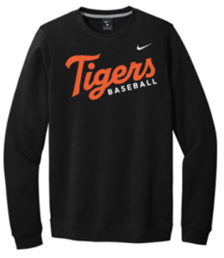 FBA NIKE FLEECE CREW - BLACK