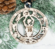 FHS BOYS BASKETBALL CUSTOM HOLIDAY ORNAMENT