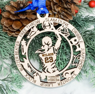 FHS BOYS BASKETBALL CUSTOM HOLIDAY ORNAMENT
