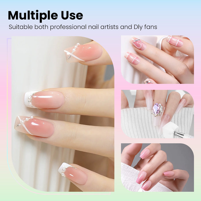 Multiple use gradient nail art sponges blooming ombre effects suitable professional nail artists DIY fans clean hands