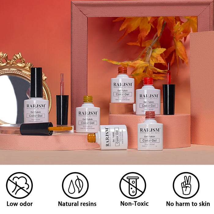 Flash Sale Autumn Sunshine Series Gel Nail Polish 6 Colors Set 7.5ml - 50% OFF Limited Time Sale