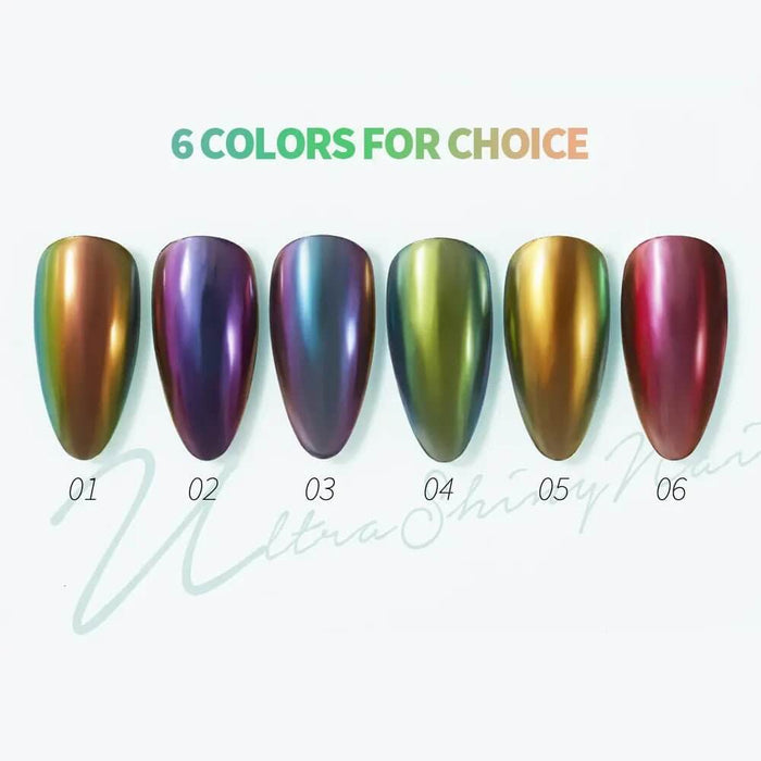 Rarjsm chrome ombre nails Liquid Chrome Powder Nail Art Kit 30% off