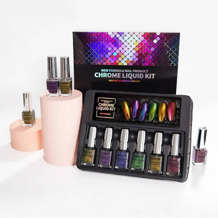 Rarjsm cchrome metallic nails
