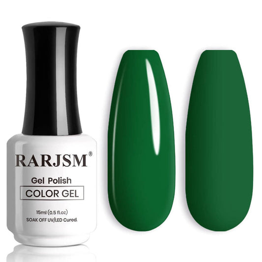 Flash Sale Emerald Green Color Gel Nail Polish 15ml RAR814 - 67% OFF Limited Time Sale