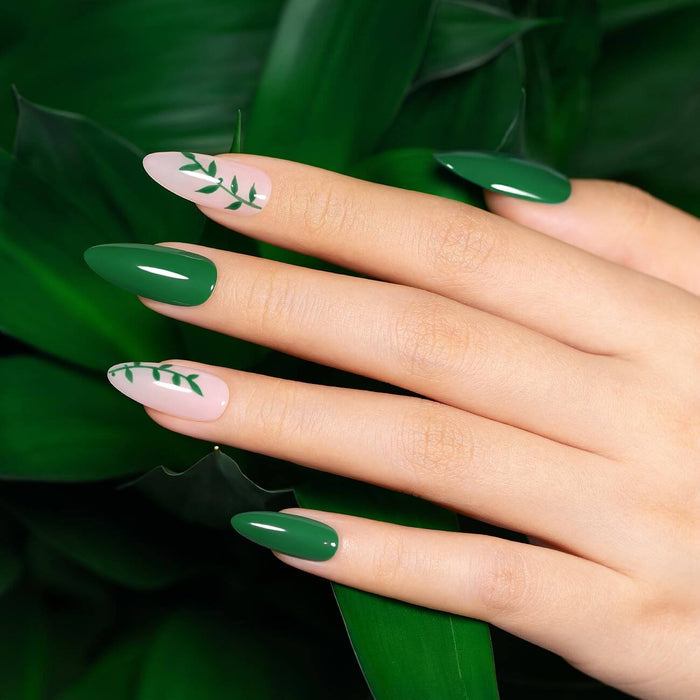 Flash Sale Emerald Green Color Gel Nail Polish 15ml RAR814 - 67% OFF Limited Time Sale