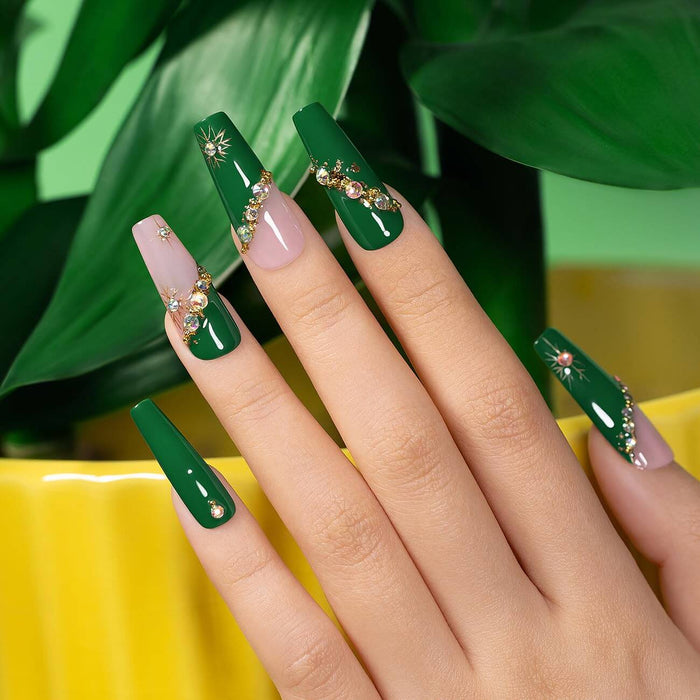 Flash Sale Emerald Green Color Gel Nail Polish 15ml RAR814 - 67% OFF Limited Time Sale