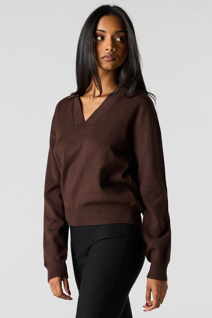 Flat Collared Sweater