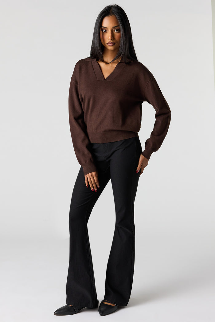 Flat Collared Sweater